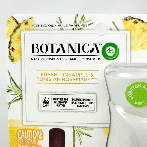 2x Air Wick Botanica Scented Oil Refill Warmer Botanica Fresh Pineapple Tunisian - Picture 2 of 2